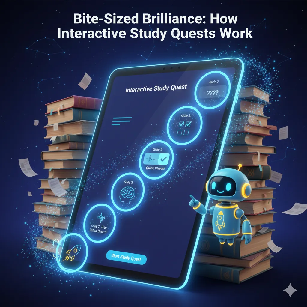 Bite-Sized Brilliance: How Interactive Study Quests Work