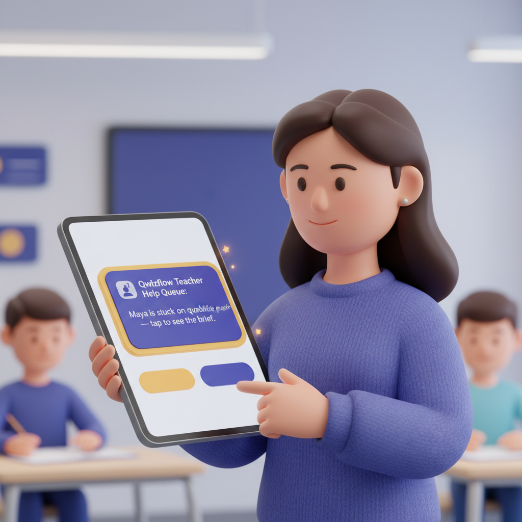 Section 2 illustration: Teacher Help Queue: An AI Brief That Respects Student Privacy AND Teacher Time