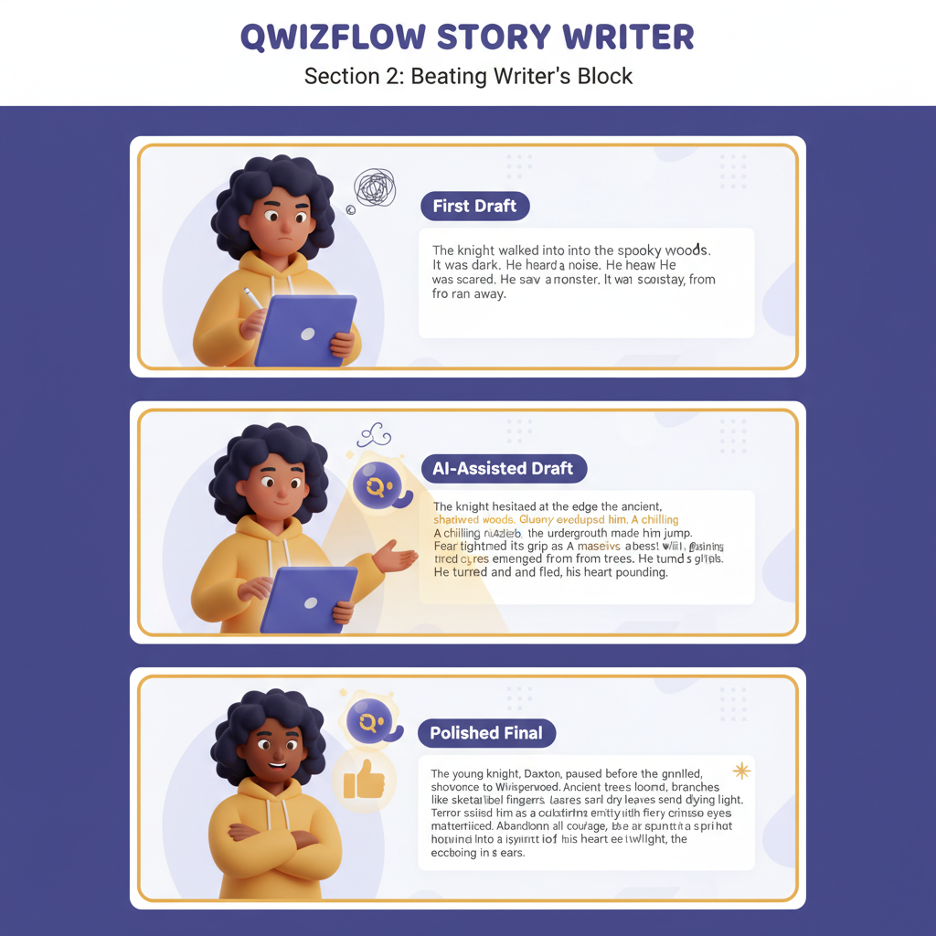 Section 2 illustration: Story Writer: Beating Writer'S Block With The Right Kind Of Suggestion