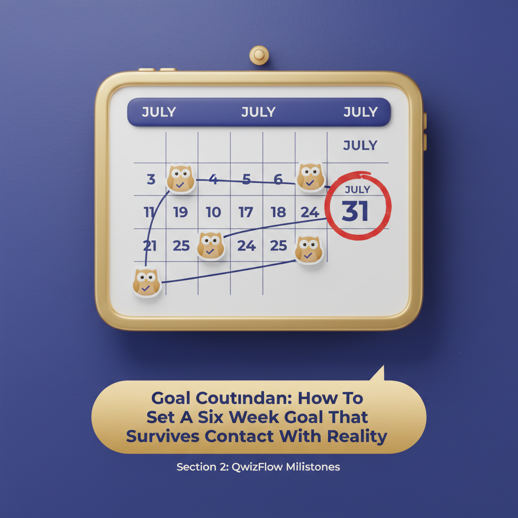 Section 2 illustration: Goal Countdown: How To Set A Six Week Goal That Survives Contact With Reality