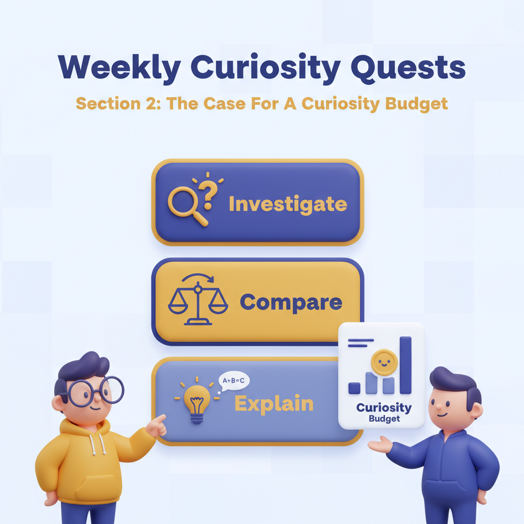 Section 2 illustration: Weekly Curiosity Quests: The Case For A Curiosity Budget